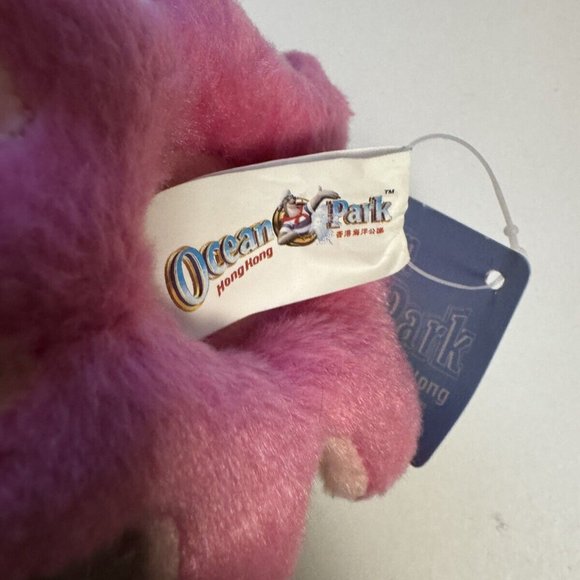 !Ocean Park Hong Kong Octopus Takoyaki Pink Keychain Souvenir Collectible 4" NWT - Picture 4 of 6